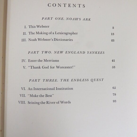 Noah's Ark, New England Yankees & The Endless Quest 1947 HC Webster's Dictionary - Picture 10 of 13